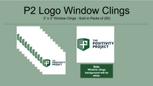 Load image into Gallery viewer, Window Cling - P2 Logo (Pack of 50)