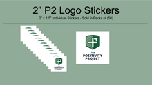 Load image into Gallery viewer, Stickers - 2" P2 Logo - (Pack of 50)