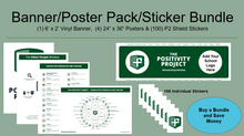 Load image into Gallery viewer, Discount Bundle - Banner, Poster Pack and Stickers
